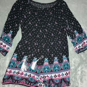 Black decorative romper